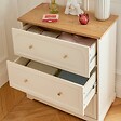ATMOSPHERA - Commode Mohea ivoire 3 tiroirs - vignette