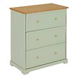 ATMOSPHERA - Commode Mohéa vert céladon 3 tiroirs - vignette