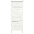 ATMOSPHERA - Chiffonnier "Charme" blanc 6 tiroirs - vignette