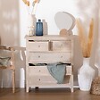 ATMOSPHERA - Chiffonnier "Charme" bois blanchi 5 tiroirs - vignette