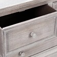 ATMOSPHERA - Chiffonnier "Charme" bois blanchi 5 tiroirs - vignette