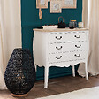 ATMOSPHERA - Chiffonnier "Chrysa" blanc 3 tiroirs - vignette
