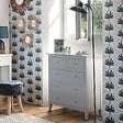 ATMOSPHERA - Chiffonnier "Charme" blanc 5 tiroirs - vignette