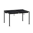 HESPERIDE - Tonnelle rectangulaire "Zalya" graphite & ardoise 4x3m - vignette