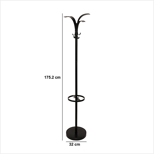 5 FIVE SIMPLY SMART - Porte-manteaux "Strongy" 8 crochets H175cm - large