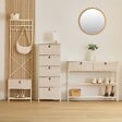 5 FIVE SIMPLY SMART - Dressing Tissa 4 patères 1 tiroir beige - vignette