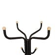 5 FIVE SIMPLY SMART - Porte-manteaux 11 patères 176,5cm noir - vignette