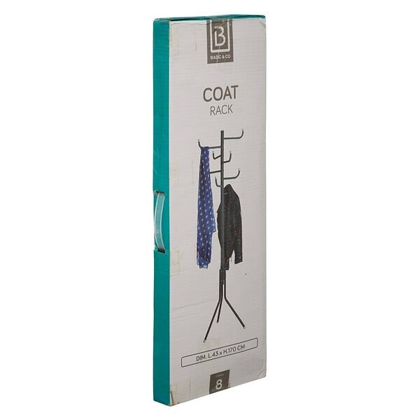 5 FIVE SIMPLY SMART - Porte-manteaux 8 crochets métal gris - large
