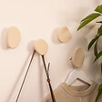 ATMOSPHERA - Lot de 4 patères organiques Karen blanc ivoire L7/10cm - vignette