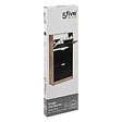 5 FIVE SIMPLY SMART - Meuble range-chaussures 3 tiroirs noir/effet chêne - vignette