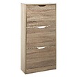 5 FIVE SIMPLY SMART - Meuble range-chaussures 3 tiroirs effet chêne naturel - vignette