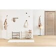 5 FIVE SIMPLY SMART - Range-chaussures extensible 6/12 paires Cassie beige - vignette