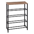 5 FIVE SIMPLY SMART - Range-chaussures console "Aliaj" effet chêne naturel - vignette