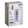 5 FIVE SIMPLY SMART - Range-chaussures Fold'n Box 6 paires blanc - vignette