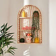ATMOSPHERA - Etagère murale "Anahi" bambou beige 74x45cm - vignette