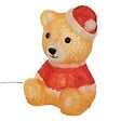 FEERIC LIGHTS & CHRISTMAS - Déco de Noël lumineuse Ourson 28 LED Blanc froid H 24 cm - vignette
