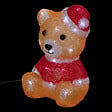 FEERIC LIGHTS & CHRISTMAS - Déco de Noël lumineuse Ourson 28 LED Blanc froid H 24 cm - vignette