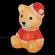 FEERIC LIGHTS & CHRISTMAS - Déco de Noël lumineuse Ourson 28 LED Blanc froid H 24 cm - vignette