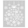 FEERIC LIGHTS & CHRISTMAS - Sticker forme flocons 29X40 - vignette