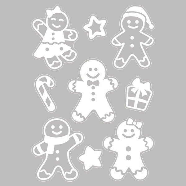 FEERIC LIGHTS & CHRISTMAS - STICKERS FLOQ PAIN EPICE GNOME - large