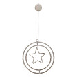 FEERIC LIGHTS & CHRISTMAS - Déco lumineuse intérieur Double cercle 50 LED H 41 cm - vignette