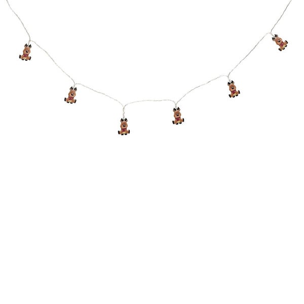 FEERIC LIGHTS & CHRISTMAS - Guirlande lumineuse Personnage 10 LED Blanc chaud L 135 cm - large
