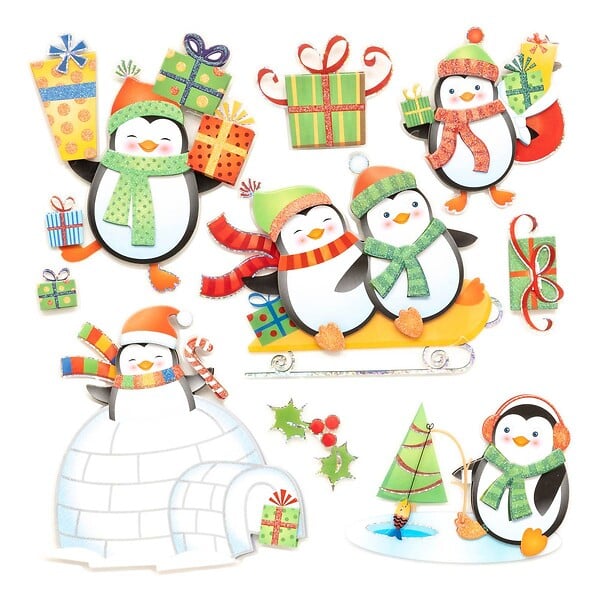 FEERIC LIGHTS & CHRISTMAS - Sticker funny 30X30 - large