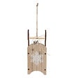 FEERIC LIGHTS & CHRISTMAS - Suspension de Noël Luge en Bois avec déco Flocon H 20 cm - vignette