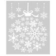 FEERIC LIGHTS & CHRISTMAS - Sticker forme flocons 29X40 - vignette