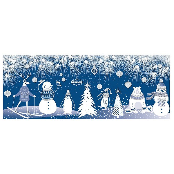 FEERIC LIGHTS & CHRISTMAS - DECOVITRE PAILL BL BANDEROL 60 - large