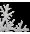 FEERIC LIGHTS & CHRISTMAS - Déco de Noël Lot de 6 Flocons pailletés à suspendre D 20 cm - vignette