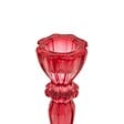FEERIC LIGHTS & CHRISTMAS - Bougeoir H.11cm verre rouge - vignette