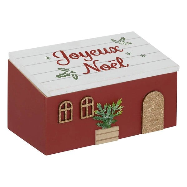 FEERIC LIGHTS & CHRISTMAS - BOITES BOIS MAISON X2 - large