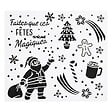 FEERIC LIGHTS & CHRISTMAS - Pochoir de Noël X 3 42 X 37 cm - vignette