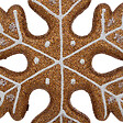 FEERIC LIGHTS & CHRISTMAS - Suspension de Noël Flocon aspect Cookie H 21 cm - vignette