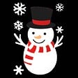 FEERIC LIGHTS & CHRISTMAS - Stickers Bonhomme de Neige - vignette
