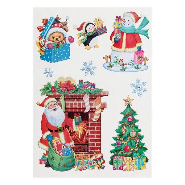 FEERIC LIGHTS & CHRISTMAS - Déco-vitre Personnalisé Paillettes 50 x 32 cm - large