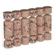 FEERIC LIGHTS & CHRISTMAS - Crackers kraft imprimé couleur x6 - vignette