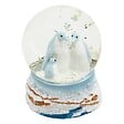FEERIC LIGHTS & CHRISTMAS - BOULE NEIGE PINGOUINS 65MM - vignette
