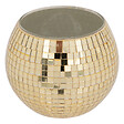 FEERIC LIGHTS & CHRISTMAS - Bougeoir Photophore Boule disco en Verre - vignette