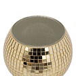 FEERIC LIGHTS & CHRISTMAS - Bougeoir Photophore Boule disco en Verre - vignette