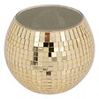 FEERIC LIGHTS & CHRISTMAS - Bougeoir Photophore Boule disco en Verre - vignette