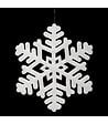 FEERIC LIGHTS & CHRISTMAS - Suspension Polyfoam Flocon Paillettes D 35 cm - vignette