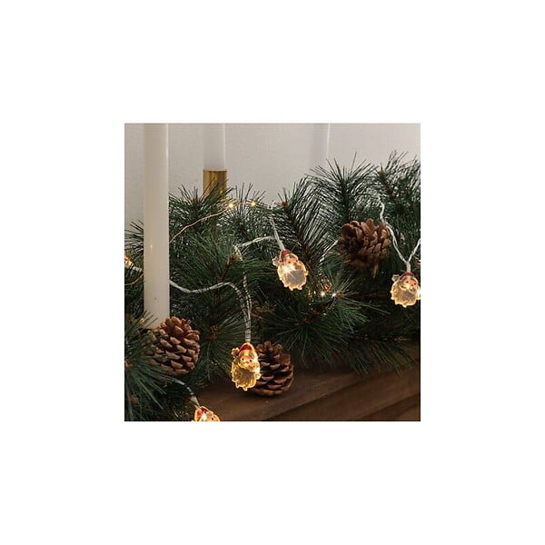 FEERIC LIGHTS & CHRISTMAS - Guirlande lumineuse Personnage 10 LED Blanc chaud L 135 cm - large
