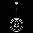 FEERIC LIGHTS & CHRISTMAS - Déco lumineuse intérieur Double cercle 50 LED H 41 cm - vignette