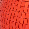 ATMOSPHERA - SUSP BOULE DISCO ROUGE D40 - vignette