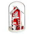 FEERIC LIGHTS & CHRISTMAS - Déco sujet bois sous cloche H12 - vignette