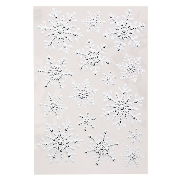 FEERIC LIGHTS & CHRISTMAS - Sticker strass flocon 29X41 - large