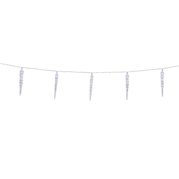 FEERIC LIGHTS & CHRISTMAS - Guirlande lumineuse Glaçons 10 LED Blanc froid L 135 cm - large