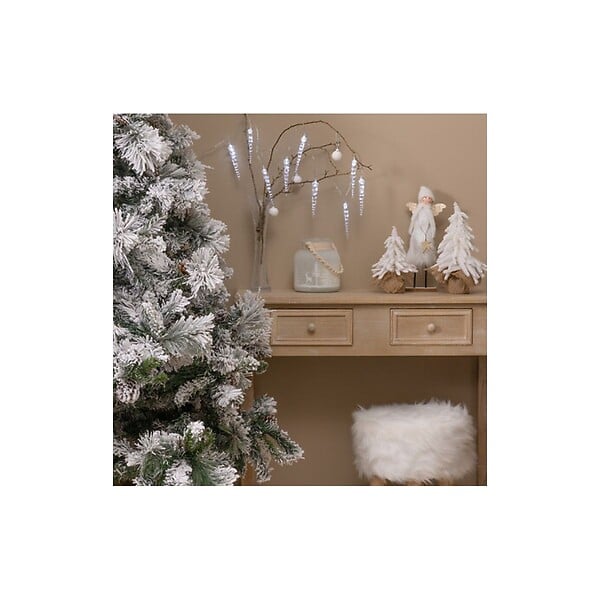 FEERIC LIGHTS & CHRISTMAS - Guirlande lumineuse Glaçons 10 LED Blanc froid L 135 cm - large